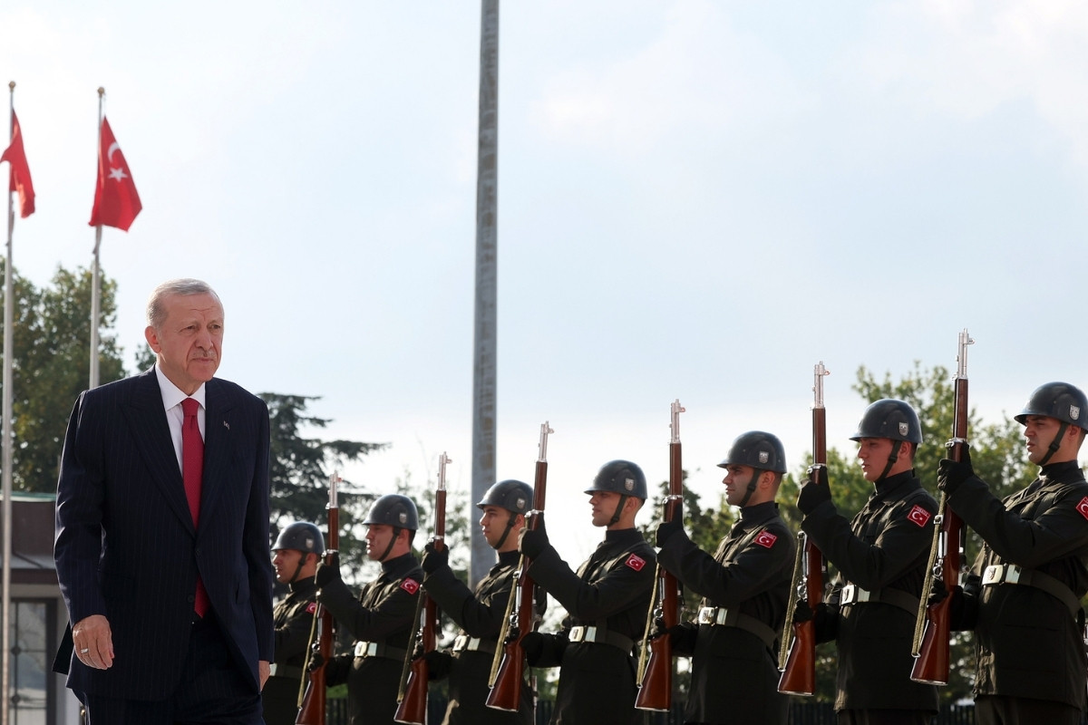 Cumhurbaşkanı Erdoğan 50’nci yıl zafer töreni için KKTC’de