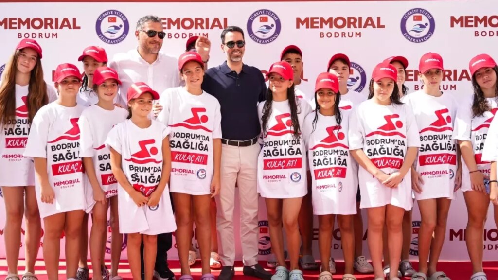 Memorial ve Yüzme Federasyonu Bodrum’da Sağlığa Kulaç Attı