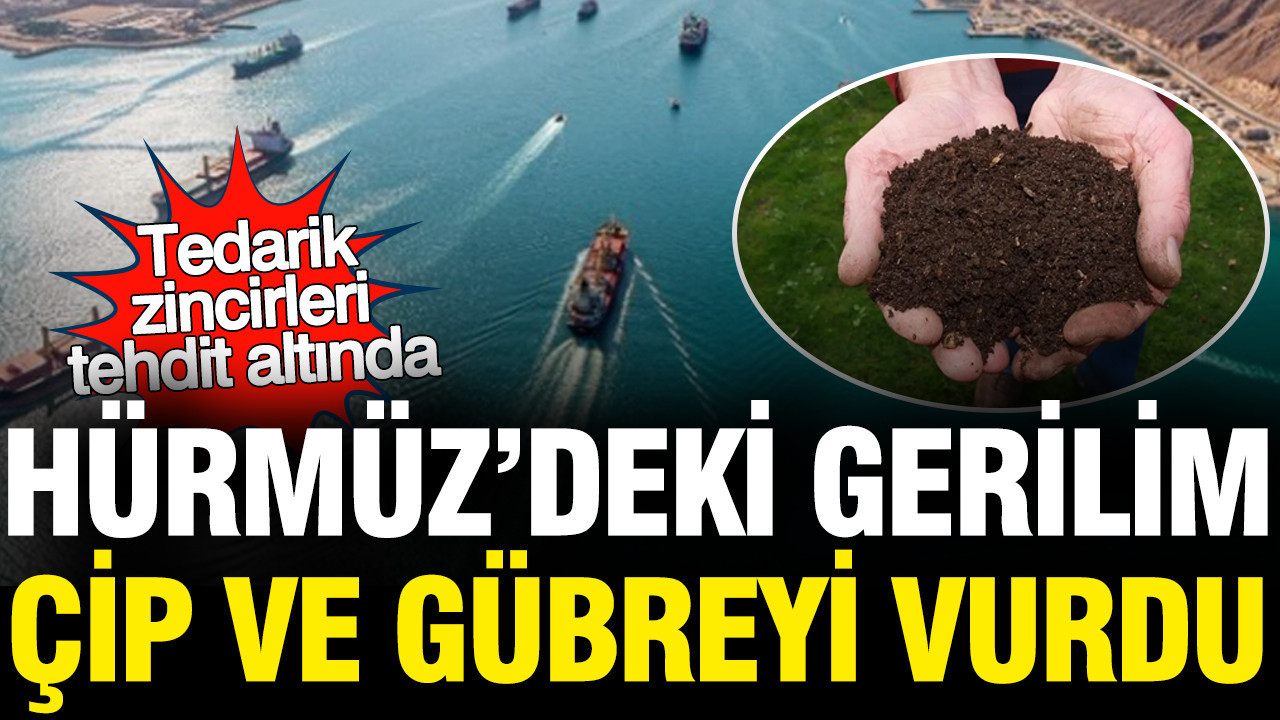 Hürmüz Boğazı’ndaki Gerilim Küresel Çip ve Gübre Tedarikini Tehdit Ediyor